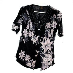 DESIGN WORKS Women’s Pullover Top